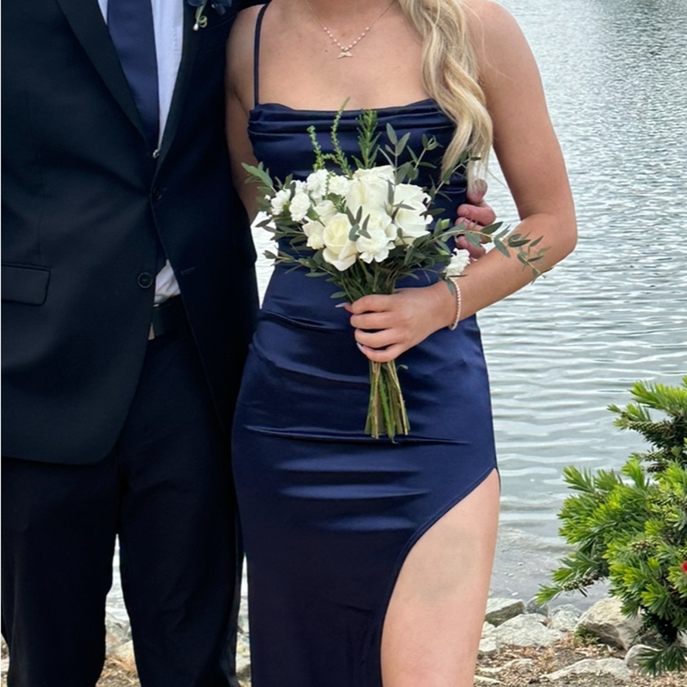 Navy Prom Dress